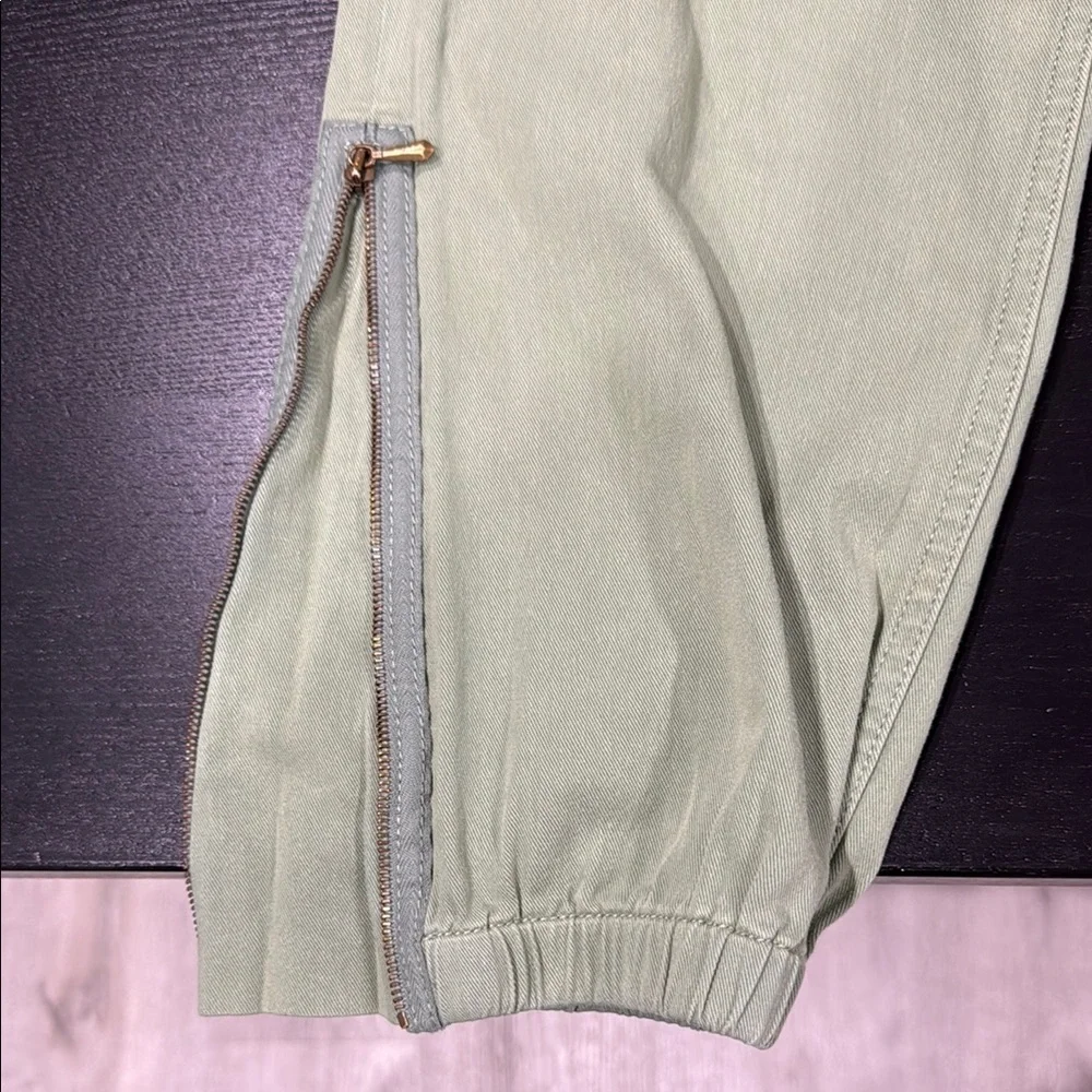 Gucci Green Cotton Embroidered Logo Pants Gucci Band - 30